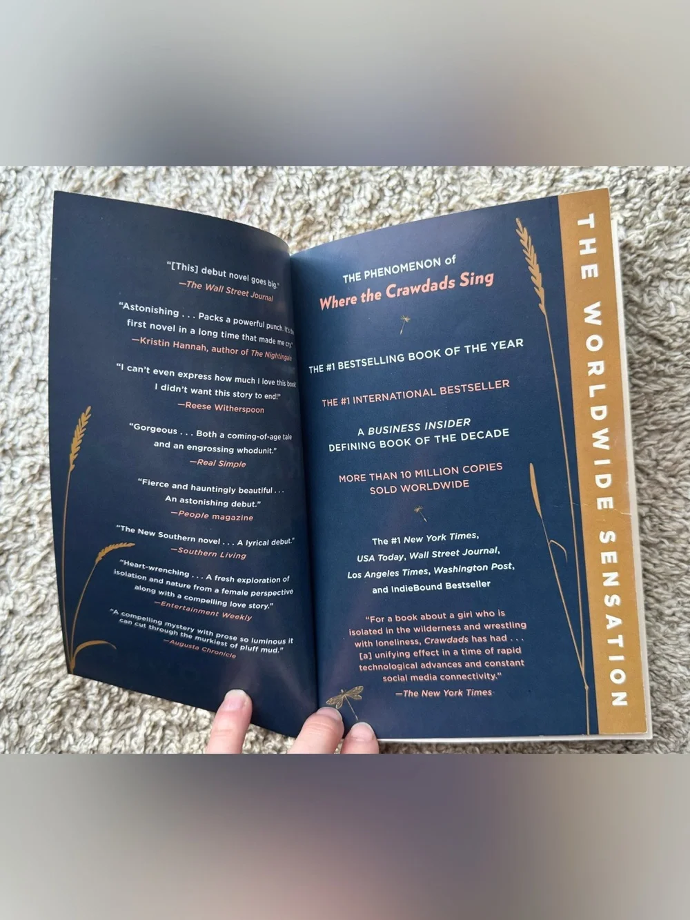 Where the Crawdads Sing by Delia Owens Paperback Reese’s Book Club Edition